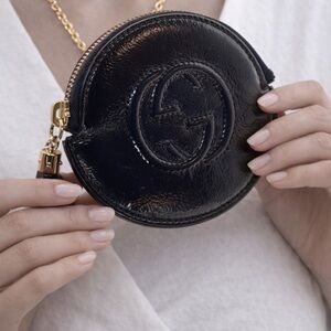 Gucci Midnight Blue Leather Pouch